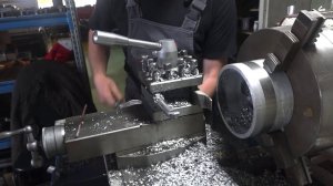 Новый токарный сериал. Проставки из поршня 11ч.