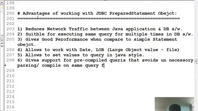 24 Advanced java tutorial | JDBC | Advantages of PreparedStatement | adv java
