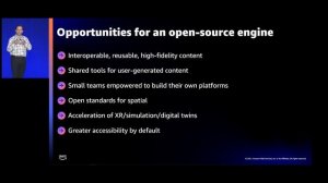 AWS re:Invent 2021 - {New Launch} Introducing O3DE: An open-source, real-time 3D development engine