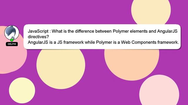 JavaScript : What is the difference between Polymer elements and AngularJS directives?