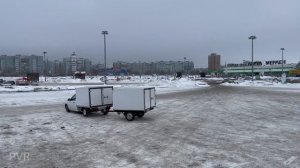 ВИС 2349 (фургон) с прицепом PVR-3 (фургон)