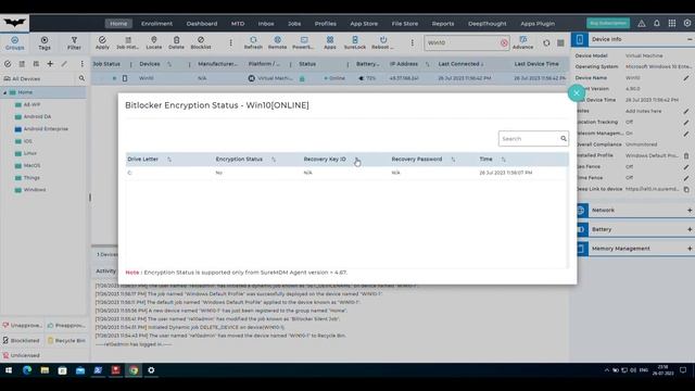 BitLocker Silent Encryption with SureMDM Run Scripts смотреть онлайн
