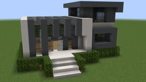 Майнкрафт - Как построить современный дом 65. Minecraft