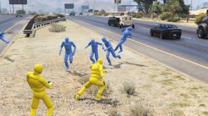 NPC Wars of Active Ragdoll Dudes on Highway!