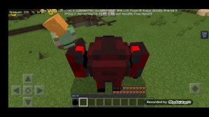 Обзор мода на робота майнкрафт пе 1.16 и 1.14/ Мод Titan Mech (Мех Титана)