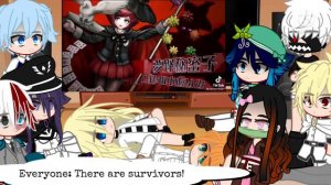 Anime Characters +2 React To 💜Kokichi💜 {Danganronpa} 2/9 DISCONTINUED