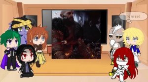 gods react to kratos | Record of ragnarok react to kratos | god of war | gacha