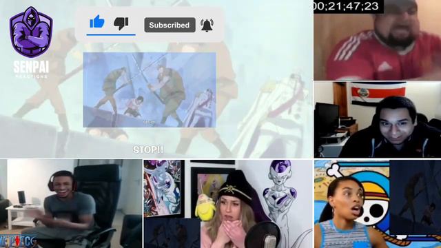 Luffy Conqueror's Haki at Marineford 🔥🔥 || One Piece Reaction Mashup Episode 478