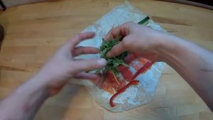 Ролл из лаваша с лососем. Быстро и Вкусно