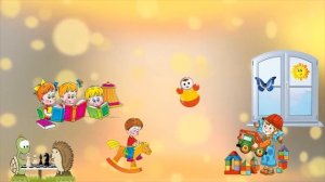 Футаж для дет сада дети играют в группе