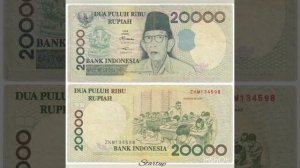 Банкноты мира.Banknotes of the world.Банкноты Индонезии. Banknotes of Indonesia.#Shorts. Startup-180