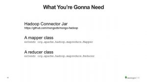 Webinar MongoDB + Hadoop