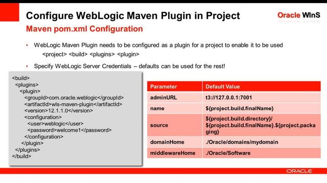 WLS Maven plugin смотреть онлайн