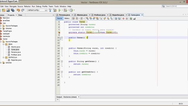 Como hacer un vector en Java Netbeans смотреть онлайн
