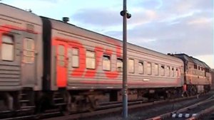 ТЭП70 с поездом Пермь-Адлер