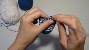 Как поменять цвет нити Amigurumi Crochet Circle #вязаниекрючком