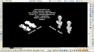 Lesson 84: AutoCAD Sculpt Command Convert 3D Surface Into 3D Solid