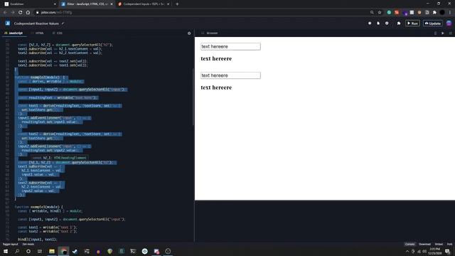 Codependent Reactive Values - Issues In Reactivity смотреть онлайн