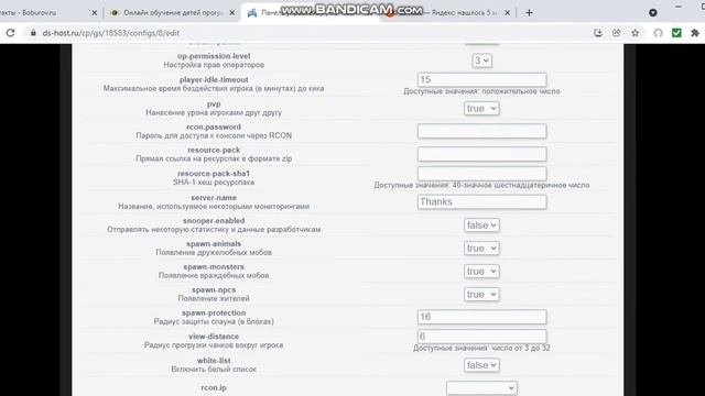 Программирование Minecraft на Python. Урок 11_1. Настройка и запуск игрового сервера Майнкрафт.