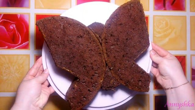 Торт Бабочка. Как украсить торт для девочки на день рождения