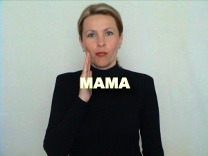 ЖЕСТОВЫЙ ЯЗЫК. СЛОВАРЬ. Мама
