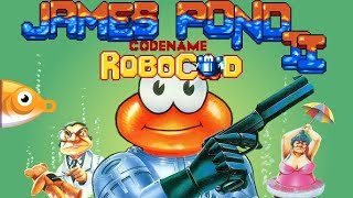 James Pond II - Codename Robo Cod полное прохождение со взломом на бесконечные жизни Sega Mega Drive