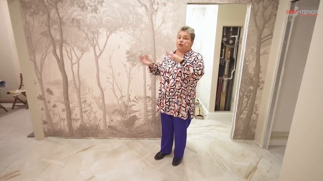 Ремонт в квартире с сауной. Обои в спальне, гостиной, кухне и кабинете. Выбор цвета краски для стен смотреть онлайн