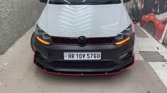 Polo 2013 modified | Body kit for polo | modified lights for polo | old polo to new polo conversion смотреть онлайн