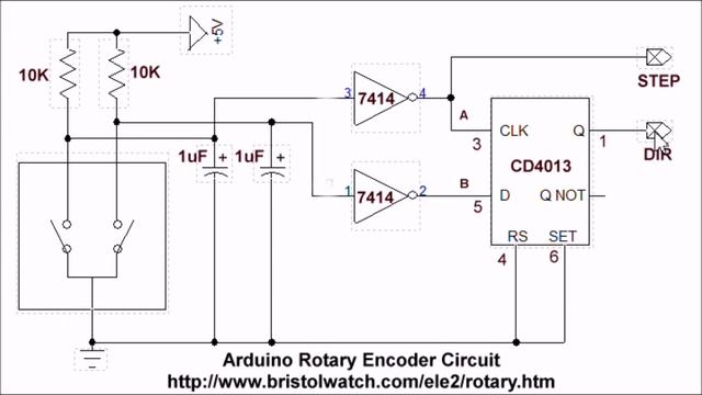 Arduino Rotary Encoder Circuit Tutorial with Interrupts