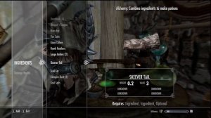 Skyrim: Potion guide :Cure curse & Damage health