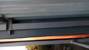 Ворота откатные из профнастила