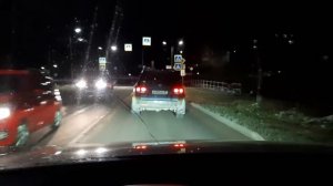 Свет линз MTF NIGHT ASSISTANT MAX BEAM в городе, сухой асфальт