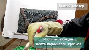 Покраска штукатурки под камень наводим красоту.