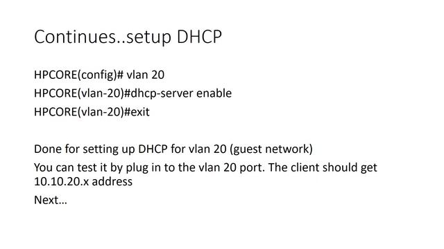 HP Procurve Switch Configuration for Guest Network (Simple) смотреть онлайн