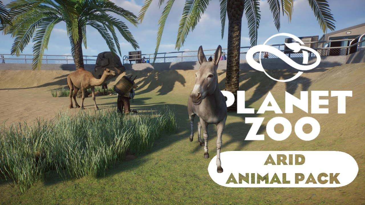 Planet Zoo: Arid Animal Pack - Одногорбый верблюд и Сомалийский дикий осёл