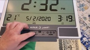 Настенные мусульманские часы читающий Азан Alfajr