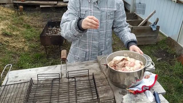 Шашлык из курицы. Пальчики оближешь!