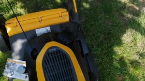 Мощная  газонокосилка 5.19 л.с. Stiga Combi 55 SVQ H первый запуск