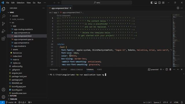 How to create new Angular project simple tutorial - no talk only code :)