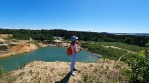 Поход к песчаному карьеру в Новом Токсово