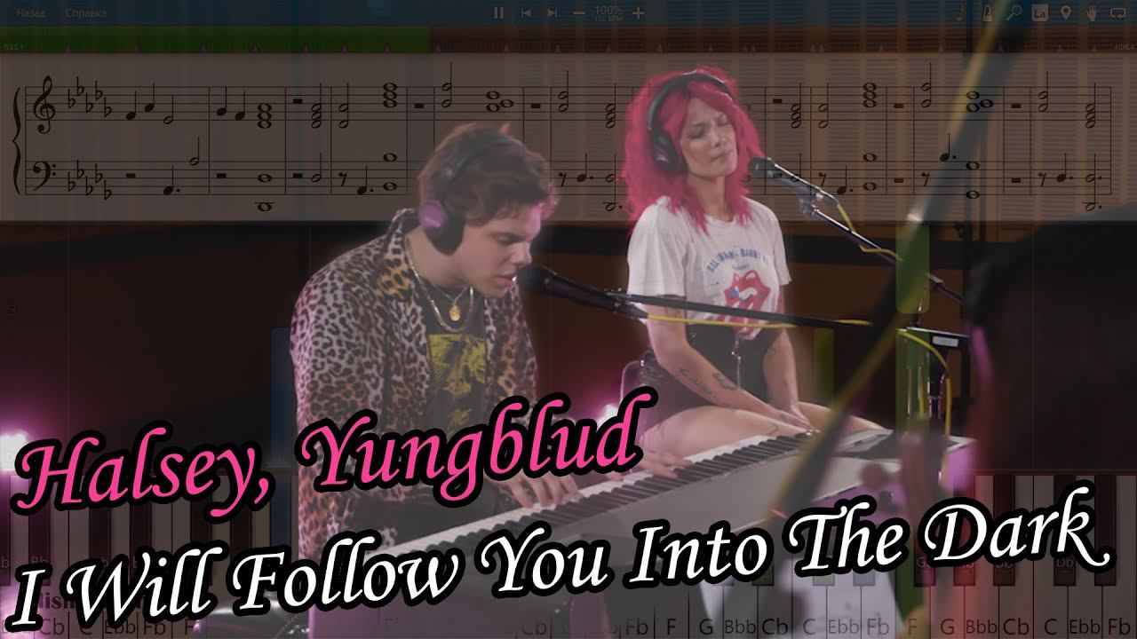 Halsey, Yungblud - I Will Follow You Into The Dark [Piano Tutorial | Sheets | MIDI] Synthesia