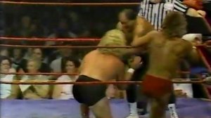 WCCW 1984 07 04 84 Scott Hog Irwin and the Missing Link vs Buck Zumhofe and Jose Lothario