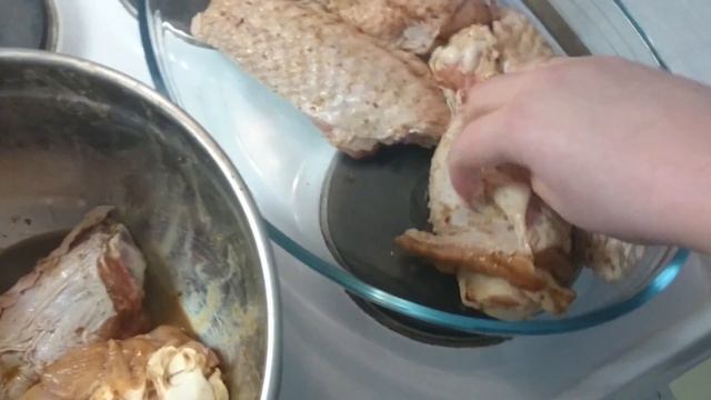 Крылья индейки в духовке смотреть онлайн