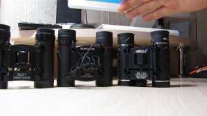 Мини бинокль BIJIA 10 х 22 , SUNCORE 10 Х 22 , MINI 8 Х 21 - обзор, сравнение.