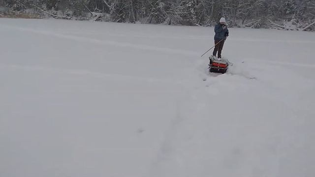 Ковжское озеро зимой
