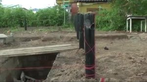 установка винтовых свай вручную