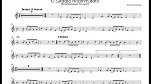 Enrico Cannio - O surdato 'nnammurato - backing track for trumpet Bb