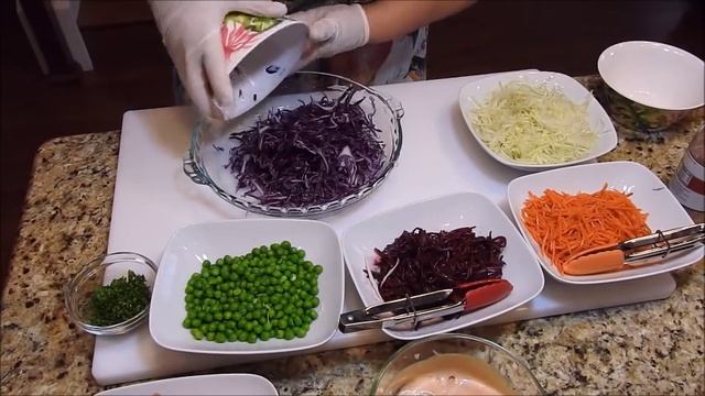 Праздничный Салат КАЛЕЙДОСКОП или Козёл в Огороде. Salad смотреть онлайн