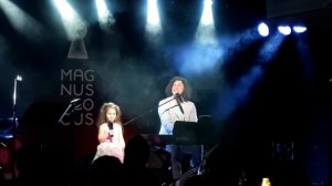 Кучерявый вечер. Песня о самой младшенькой доченьке. Дуэт папы Саши и Машеньки