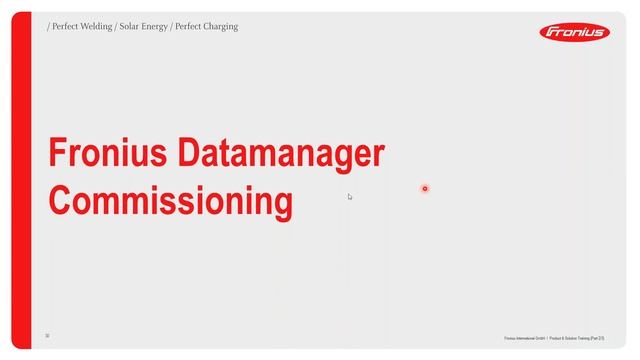 Basic Webinar: Fronius Monitoring & Digital Tools (AFR) смотреть онлайн